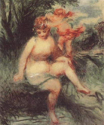 Pierre Renoir Venus and Cupid (Allegory) oil painting picture